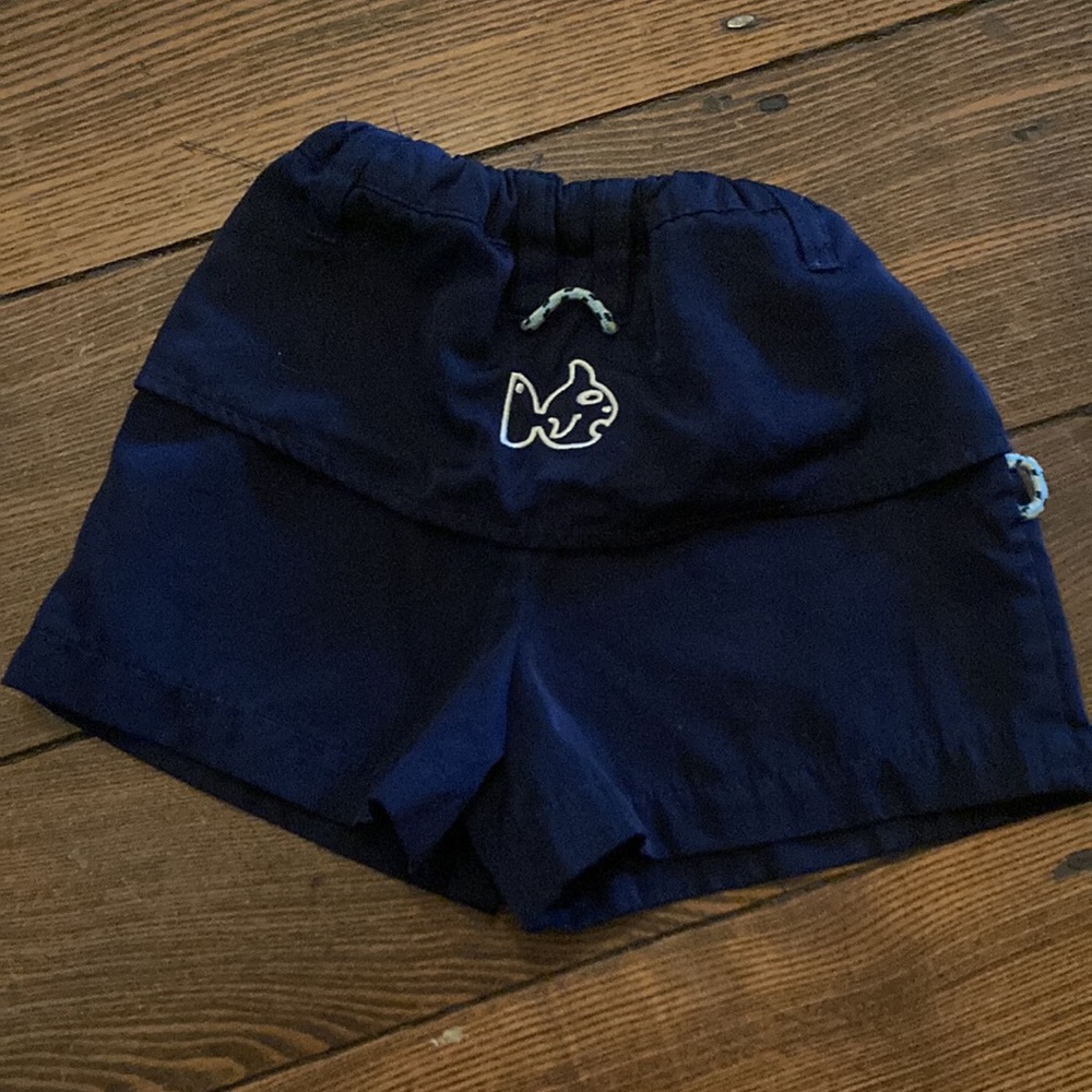 Navy fishing shorts 2T